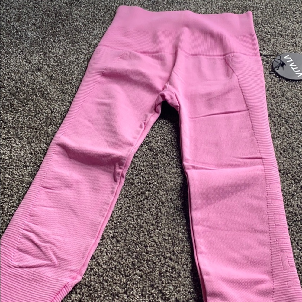 Vita LA Pink Seamless High Waist Legging
